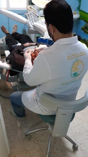 علاج (1200) حالة أسنان في عيادات مركز الملك سلمان للإغاثة في مخيم الزعتري خلال شهر نوفمبر
