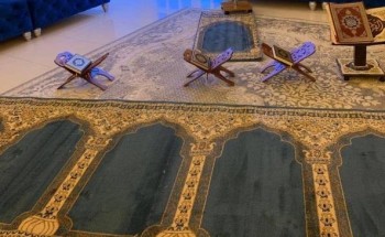 بالصور .. أسر سعودية تخصص مصليات صغيرة في أحد أركان المنزل لأداء صلاة التراويح