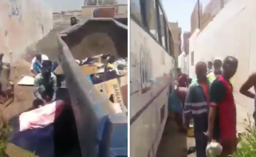 فيديو: لـ”عمالة يذبحون الدجاج” داخل أسوار مدرسة تم تخصيصها إسكان مؤقت .. وإجراء عاجل من أمانة جدة