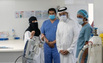 الدكتور الغامدي يدشن عيادة الرعاية العاجلة بمحجر الجبيل الصحي