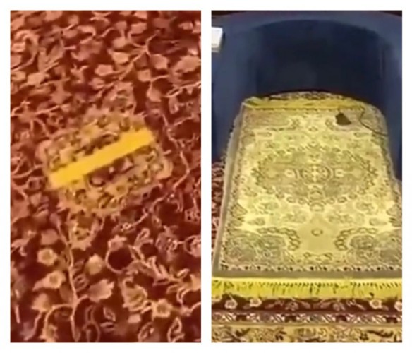 رواد مواقع التواصل الاجتماعي يتداولون مقطع فيديو يوضح جاهزية المساجد لعودة الصلاة فيها.