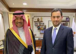 معالي وزير الصناعة والتجارة الأردني يلتقي سفير المملكة لدى الأردن