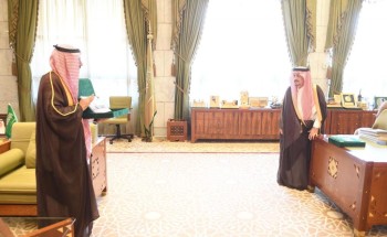 سمو أمير منطقة الرياض يستقبل رئيس جامعة شقراء