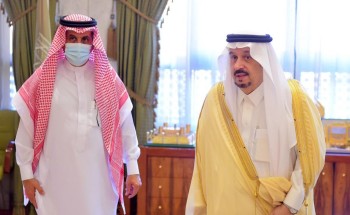 سمو أمير منطقة الرياض يستقبل رئيس وأعضاء مجلس إدارة غرفة الزلفي
