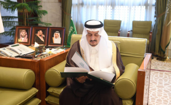 سمو أمير منطقة الرياض يستقبل محافظ المؤسسة العامة للتدريب التقني والمهني