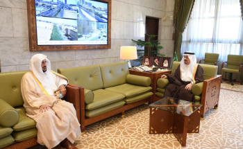 سمو الأمير فيصل بن بندر يستقبل وزير الشؤون الإسلامية والدعوة والإرشاد