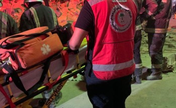 الهلال الأحمر يباشر سبعة صابات في حادث انهيار منزل بالرياض
