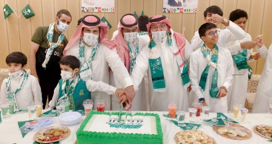 مركز الدكتور ناصر الرشيد لرعاية الأيتام يحتفل باليوم الوطني الـ 90