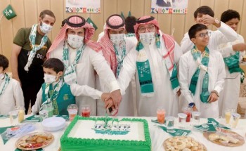 مركز الدكتور ناصر الرشيد لرعاية الأيتام يحتفل باليوم الوطني الـ 90