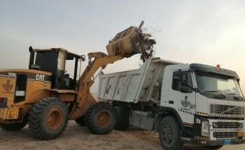 بلدية النعيرية ترفع أكثر من 15ألف م3 أنقاض ومخلفات بمداخل المحافظة خلال أسبوعين