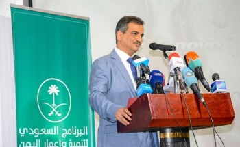 البرنامج السعودي لتنمية وإعمار اليمن يفتتح ويدشن حزمة مشاريع سعودية لدعم التنمية في عدن
