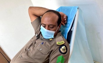 بالتعاون مع مختبر مستشفى المحافظة…  شرطة صامطة تنظم حملة تبرع بالدم لمنسوبيها