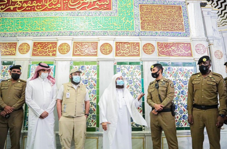 السديس يتفقد آخر الاستعدادات لاستقبال المصلين وزوار المسجد النبوي