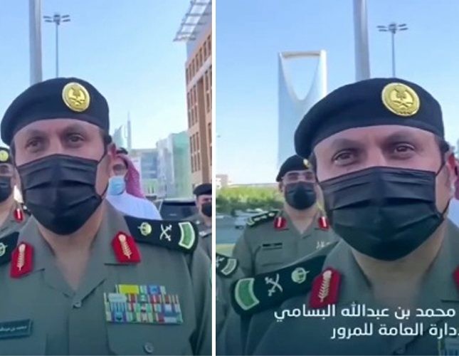 بالفيديو .. مدير المرور: أحييكم من أحد مواقع رصد مخالفات عدم الالتزام بالمسارات في الرياض: “سلوك حضاري يجب الالتزام بهِ”