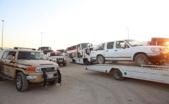 القوات الخاصة للأمن البيئي تضبط 22,8 طناً من الحطب المحلي المعد للبيع في مدينة الرياض