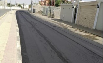(بلدية وادي حازان تنفذ أعمال الصيانة والتأهيل في شوارع المركز)