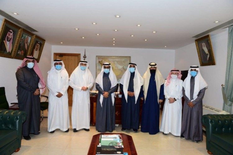 سعادة وكيل محافظة الأحساء يستقبل رئيس وأعضاء مجلس الإعلام الرياضي التابع لهئية الصحفيين السعوديين بالأحساء