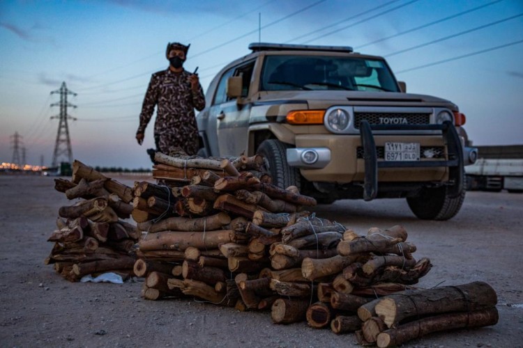 القوات الخاصة للأمن البيئي تضبط أكثر من 12 طناً من الحطب المحلي في مدينة الرياض