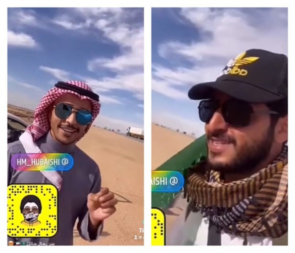 الرحالة بدر العويمري  يلتقي بالاعلامي هيثم حبيش ويعده بلقاء خاص في قناة الصحراء