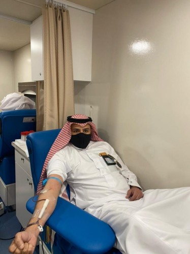 فرع الشؤون الإسلامية بالحدود الشمالية يشارك باليوم العالمي للتبرع بالدم