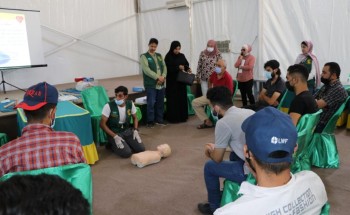 مركز الملك سلمان للاغاثة بالأردن يدشن فعاليات اليوم الأول من الحملة التطوعية الخامسة