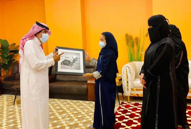 وفد الإتحاد السعودي لكرة القدم النسائية يزور  ثقافة الشمالية