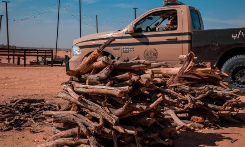 القوات الخاصة للأمن البيئي تضبط مخالفين لنظام البيئة لبيعهم حطبًا محليًا في مدينة الرياض
