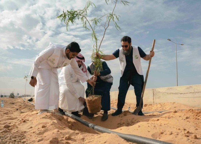 غرس 3768 شجرة في سكاكا ضمن مبادرة الجوف واحة خضراء وتماشياً مع مبادرة السعودية الخضراء