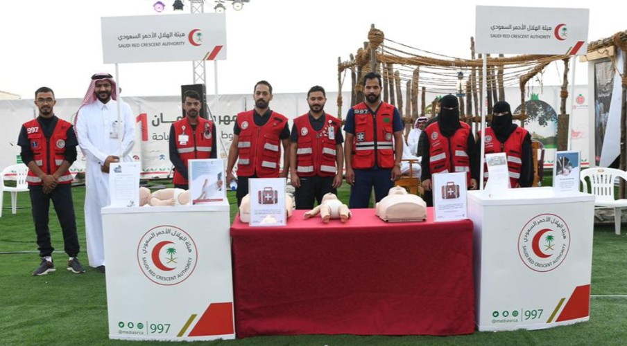 الهلال الأحمر الباحة ينفّذ فعاليات توعوية بمناسبة اليوم العالمي للإسعافات الأولية