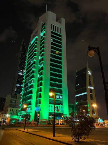وزارة الشؤون الإسلامية تواكب يوم الوطن الـ 92 بتوشيح مبانيها بصور القيادة واللون الأخضر تجسيداً للذكرى