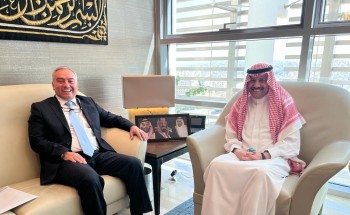 سفير المملكة بالأردن يلتقي معالي مدير مركز نماء للاستشارات الاستراتيجية