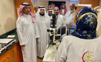 رئيس الخلاوية يزور العيادات المتنقلة بجمعية الإحسان الطبية في أبو الحشاف