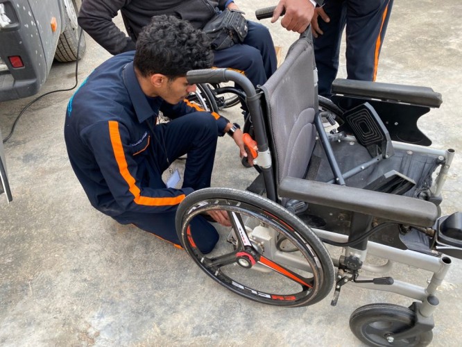 ” نفح الأمل و سواعد ” تنظمان مبادرة لصيانة أجهزة ذوي الإعاقة بحفرالباطن