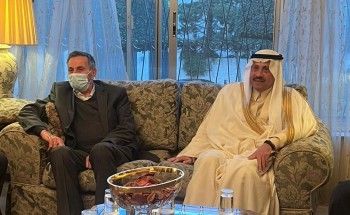 سفير المملكة بالأردن يواسي معالي ماري قعوار وأسرة آل بوجابر وآل قعوار في وفاة المرحومة عبلة سعد أبو جابر