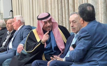 سفير خادم الحرمين بالأردن يواسي رئيس الوزراء الأردني الاسبق عبدالكريم علاوي الكباريتي في وفاة شقيقه