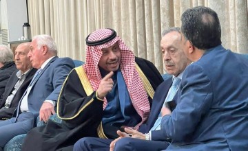 سفير خادم الحرمين بالأردن يواسي رئيس الوزراء الأردني الاسبق عبدالكريم علاوي الكباريتي في وفاة شقيقه