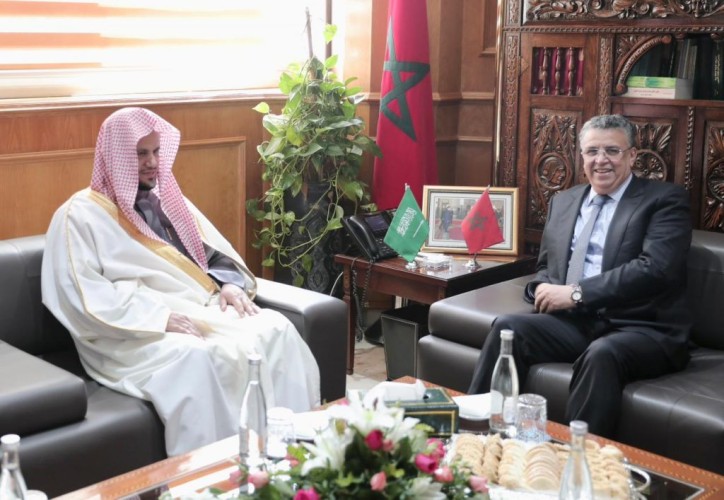 النائب العام يلتقي وزير العدل المغربي وأعضاء المجلس الأعلى للقضاء