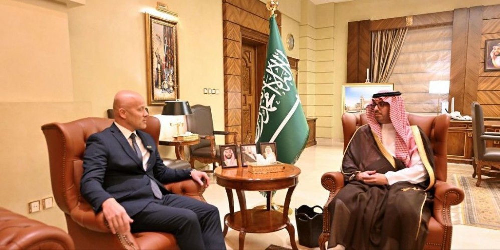 سمو الأمير سعود بن جلوي يستقبل سفير جمهورية سلوفاكيا لدى المملكة