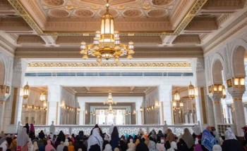 (68) مصلى نسائي في خدمة قاصدات المسجد الحرام مجهزة بخدمات توجيهية وتعليمية باللغات العالمية