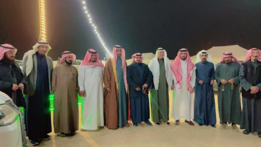 مخيم ربيعي يجمع ابناء عمومة الرشايدة من دولة الكويت والسعودية بالخفجي