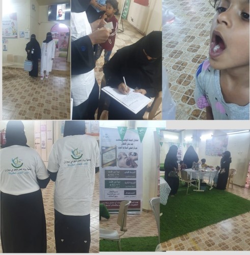 فريق سواعد الخير التطوعي يشارك في حملة ضد شلل الأطفال ‏بمدرسة البقاشة الابتدائية للبنات