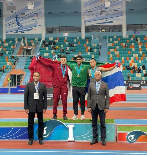 ذهبية آسيوية لأخضر القوى في بطولة الصالات بكازاخستان