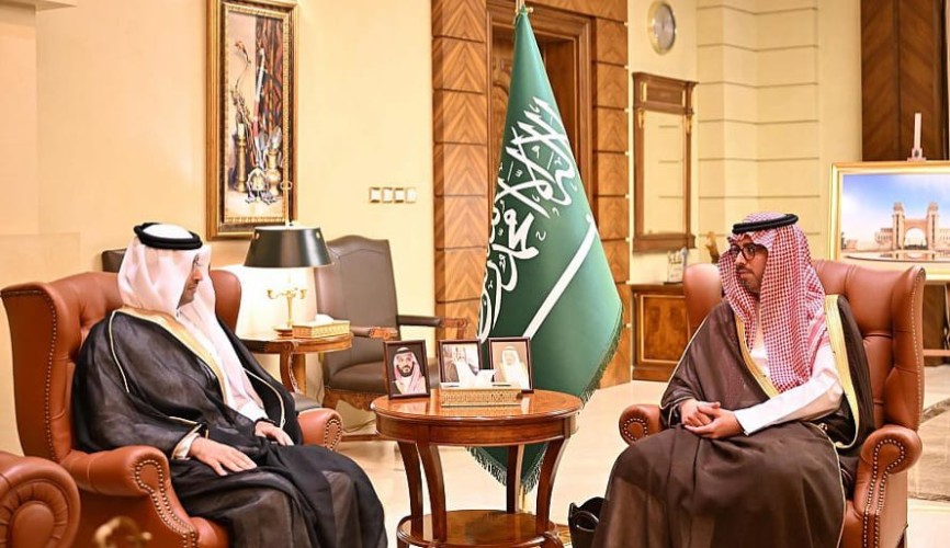 سمو الأمير سعود بن جلوي يستقبل مدير فرع وزارة البيئة والمياه بمنطقة مكة المكرمة