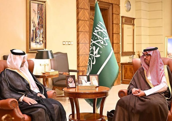 سمو الأمير سعود بن جلوي يستقبل مدير فرع وزارة البيئة والمياه بمنطقة مكة المكرمة