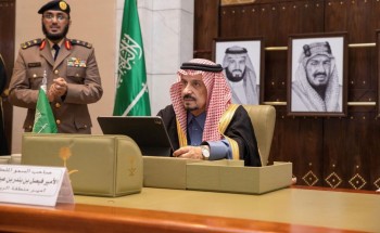 سمو أمير الرياض يدشن مراكز الدفاع المدني في الفويلق وبدائع العضيان