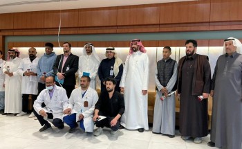 إخاء لرعاية الأيتام  والمستشفى التخصصي يحتفون  باليوم السعودي للمسؤولية الاجتماعية