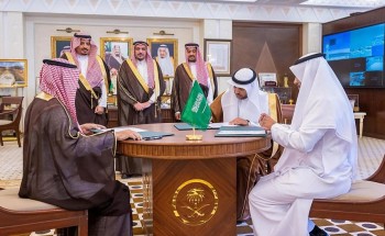 سمو الأمير فيصل بن مشعل يشهد توقيع شراكة “مليون ساعة تطوعية”