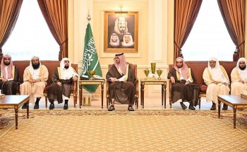 سمو الأمير سعود بن جلوي يستقبل رؤساء المحاكم والقضاة بجدة
