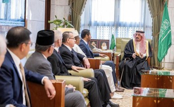 سمو أمير منطقة الرياض يستقبل عميد السلك الدبلوماسي ورؤساء المجموعات الجغرافية المعتمدين لدى المملكة