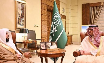 سمو الأمير سعود بن جلوي يستقبل رئيس محكمة الاستئناف بجدة